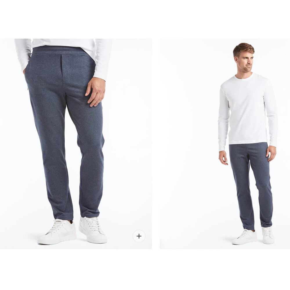 MSRP $110 Men's Public Rec Daymaker Pants Heather Navy Size 34/34